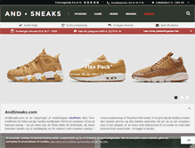 Tablet Screenshot of andsneaks.com